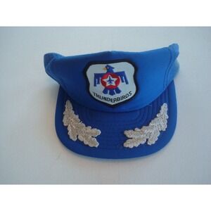 THUNDERBIRDS TRUKCER 80S  SCRIPT 90S  SNAPBACK  HAT CAP VINTAGE EE4